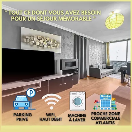Appartement Le Lumineux - Proche Centre-ville Et Atlantis Saint-Herblain